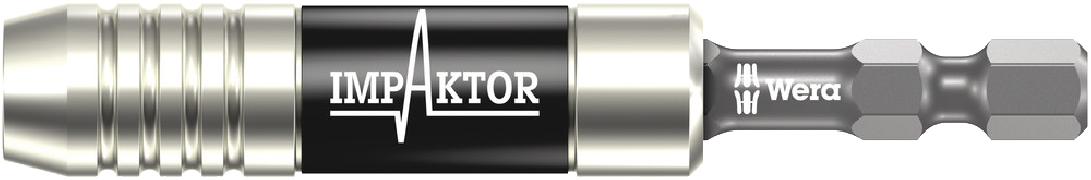 897/4 IMP Porte-embouts Impaktor avec jonc d’arrêt et aimant, 1/4" x 75 mm  - 05057675001 - Wera Tools